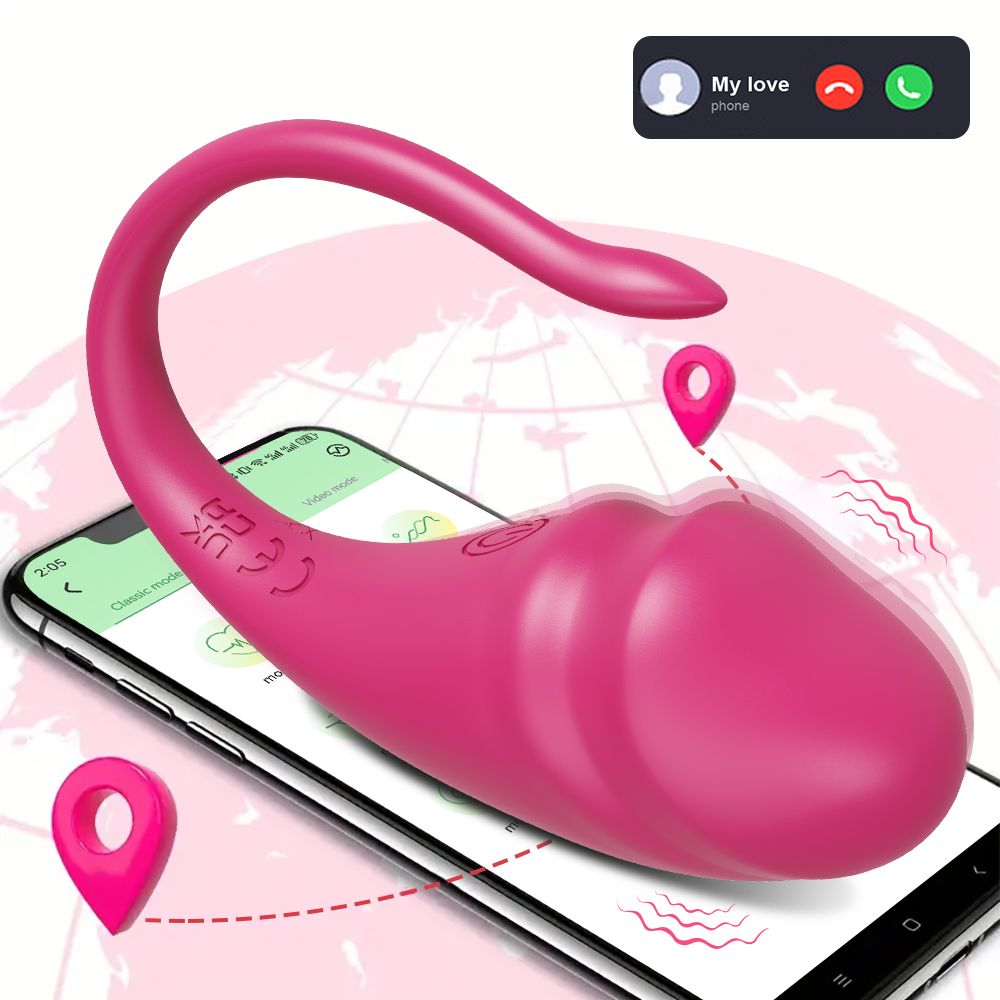 Bullet-Vibrator mit App-Steuerung für Frauen, tragbarer G-Punkt-Vibrator mit App-Steuerung für weibliche Paare, diskretes Sexspielzeug für Erwachsene über große Entfernungen_voghion.com