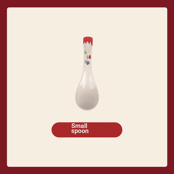 Lafleur Ceramic Dinnerware Set - Elegant Floral Bowls, Plates & Serving Dishes For Home, Hotel & Gifting - Microwave Safe Retro Style_voghion.com