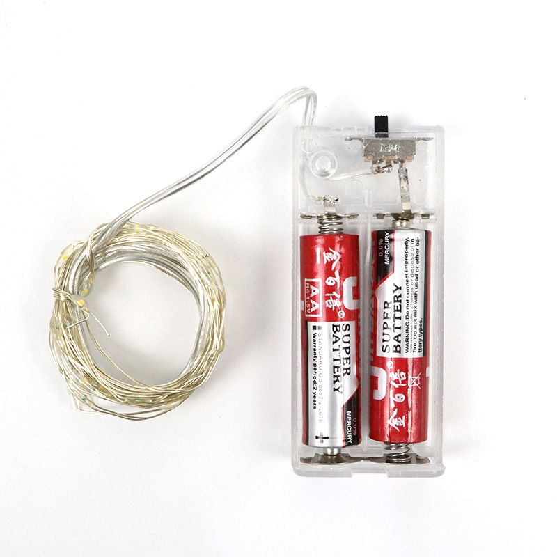 Guirlande lumineuse LED étoilée - Guirlande lumineuse d'intérieur alimentée par USB/batterie avec télécommande, 8 modes, fil de cuivre étanche_voghion.com