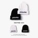 Korean Version Letter Embroidered Knitted Hat For Autumn And Winter Men's And Women's Warm And Cold Woolen Hat_voghion.com