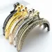 8.5cm Round Metal Frame Purse Handle Clutch Bag Handbag Clasp Lock Bags Hardware_voghion.com