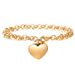 Hot Selling Stainless Steel Round Pearl Chain Heart-Shaped Openable Memorial Ash Bracelet_voghion.com