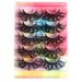 CMAYOME 5-Pairs Colored Faux Mink Eyelashes - Voluminous, Fluffy, Multi-Layered False Lashes For Dramatic & Natural Look_voghion.com