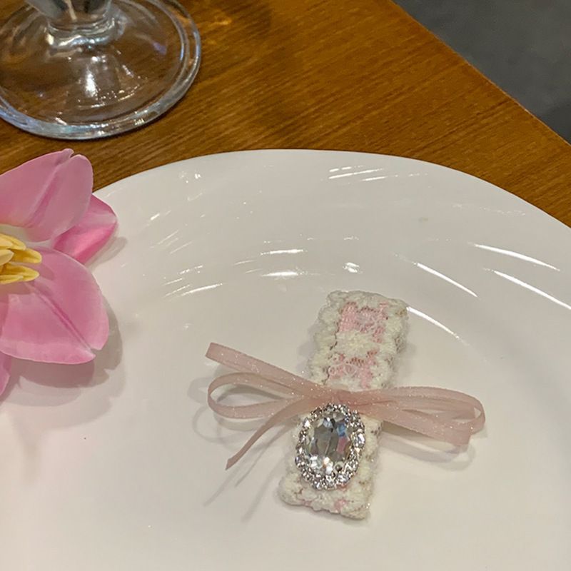 Fransk kæreste elegant sløjfe hårtilbehør lille hårnål sød hårtilbehør dopaminklemme engros hovedbeklædning tilbehør kvinder_voghion.com
