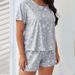 Women's Sleepwears Summer T Shirts And Shorts Plus Size Women's Pajamas Plus Size Home Clothes Suits_voghion.com