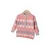 JINYONG Mädchen Frühling Neue Liebe Strickjacke Kinder Baby Pullover Zwei stück Set Rock_voghion.com