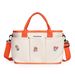 Maitini Large Capacity Diaper Bag For Moms - Waterproof PU Shoulder Tote With Insulated Bottle Pocket, Breathable Oxford Lining_voghion.com