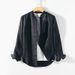 Men's Clothing Spring And Summer Linen Men's Clothing, Casual Stand Up Collar Linen Shirt, Loose And Breathable Long Sleeved Top, Comfortable B001_voghion.com
