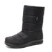 Skischuhe Winter Neue Schneestiefel Damen Plus Samt Warm Große Damenschuhe High Top Spritzwassergeschützt Slip On Baumwollschuhe_voghion.com