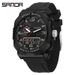 Multi Functional Digital Watch, Dual Display Waterproof Luminous Electronic Watch, Fashion Electronic Watch for Youth_voghion.com