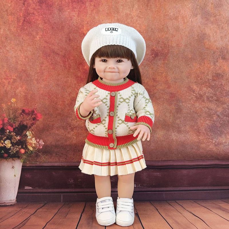 22Inch Volledig Zacht Vinyl Lichaam Reborn Babymeisjespop 55cm Realistische Prinses Peuter Bebe Badgenoot Speelgoed Verjaardagscadeau Nieuwjaar Cadeau_voghion.com