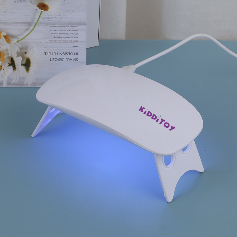 1pcs 6w Mini Uv Light Mouse Lamp Light Therapy Machine Nail Polish Manual DIY Glue Quick Drying Baking Lamp_voghion.com