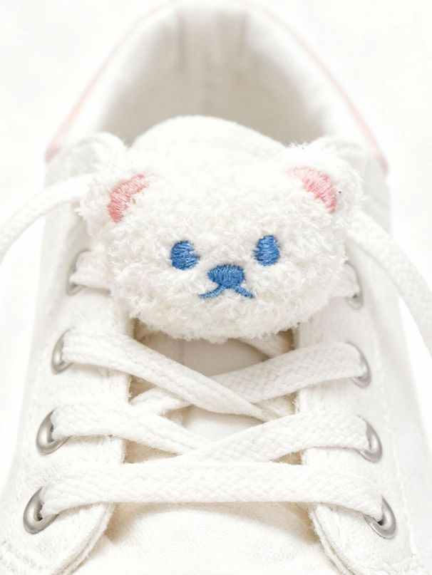 Two Cute Cartoon Bear Brooches For Shoes, With Detachable Shoe Decorations. Suitable For Sneakers, Flats, Casual Shoes, And Bag Charms._voghion.com