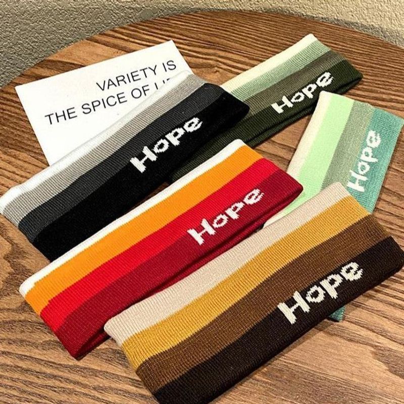 Four Seasons Sports Unisex Headband Thin Gradient Color Running Sweatband Yoga Wide Hairband Sweat Absorption For Women_voghion.com