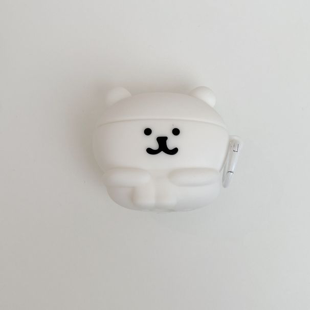 Cute Cute Lonely Squatting Self-deprecating Bear Suitable For AirPodsPro Third Generation Earphone Case Apple Protective Case_voghion.com