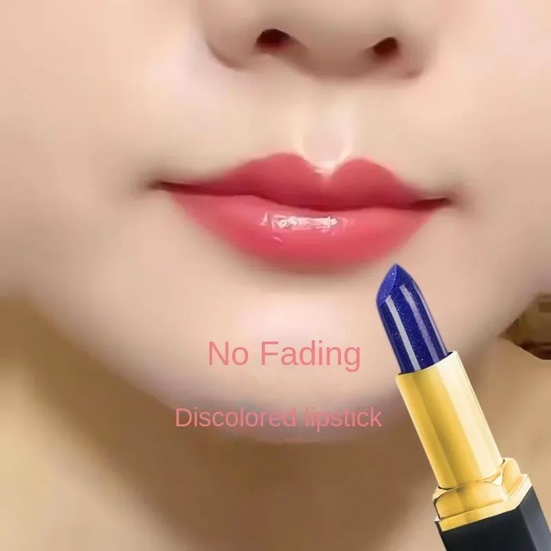 Rossetto cangiante Blue Enchantress, impermeabile, non sbiadisce, modello Hot Charm Long, non macchia la tazza, prodotto vegetale puro, adatto anche per le donne incinte._voghion.com