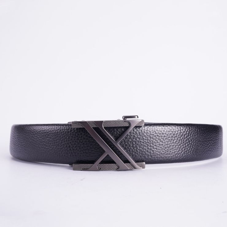 Herrengürtel Neuer High-End-Ledergürtel mit automatischer Schnalle für junge und mittlere Altersgruppen_voghion.com