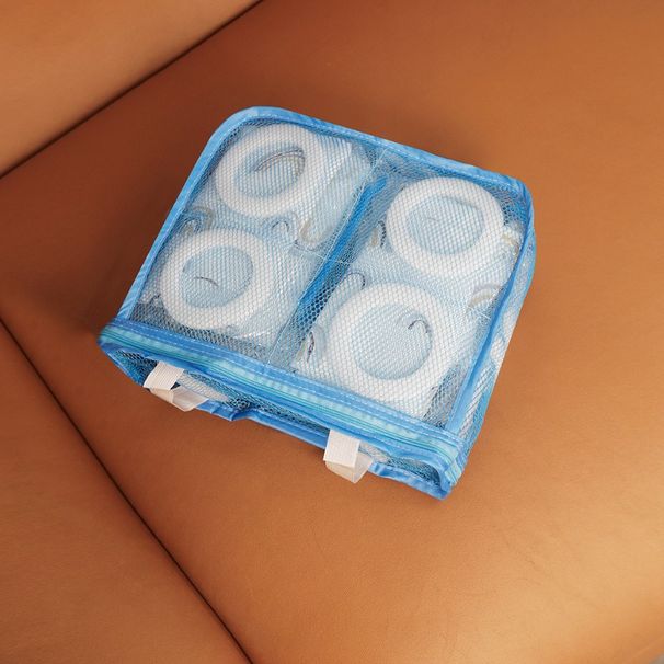 Familljenorganisator 3er Pack Netzwäschsäck fir Schong Feinwäsch Atmungsaktiv Wäsch- an Trocknungsschutzsäck mat Reißverschluss_voghion.com