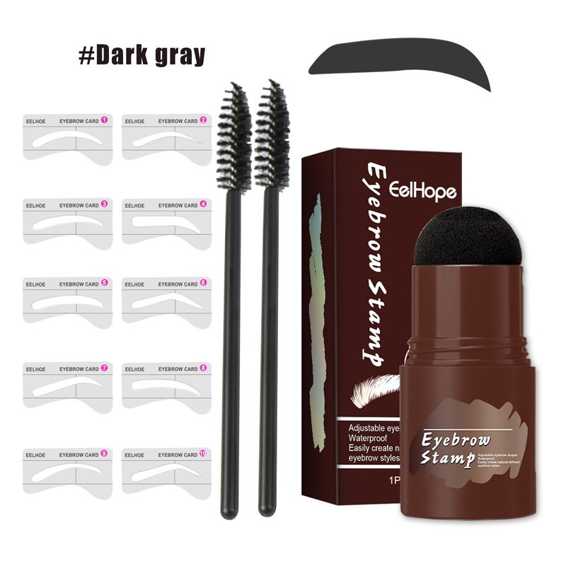 stampa Set per sopracciglia per una rapida applicazione del trucco per le sopracciglia, per riparare l'attaccatura dei capelli delle persone pigre, waterproof naturale e waterpro,_voghion.com