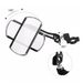 1 Piar Bike Rear View Mirrors Adjustable Clear Wide Range Back Sight Rearview Reflector 360 Degree Rotating Aluminum Alloy_voghion.com