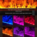 3D Atomization Core Decoration Smart Electronic Fireplace Light Simulation Fire Embedded Flame Home Humidifier_voghion.com