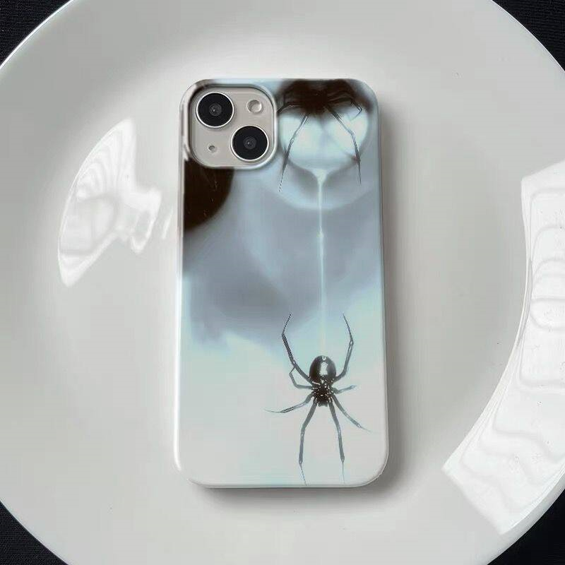 【 1799 People's Collection 】 Niche Spider IPhone 13 Phone 12/14 15 Silicone 11 Straight Edge XR Anti Drop XS Soft_voghion.com
