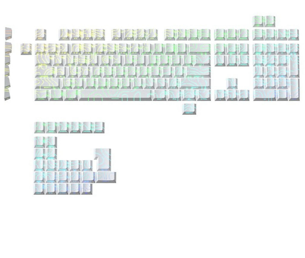 Contour Line 4.0 Gradient Blackberry Daylight Lavender Side Engraving 133 Keys PBT Original Magnetic Axis Mechanical_voghion.com