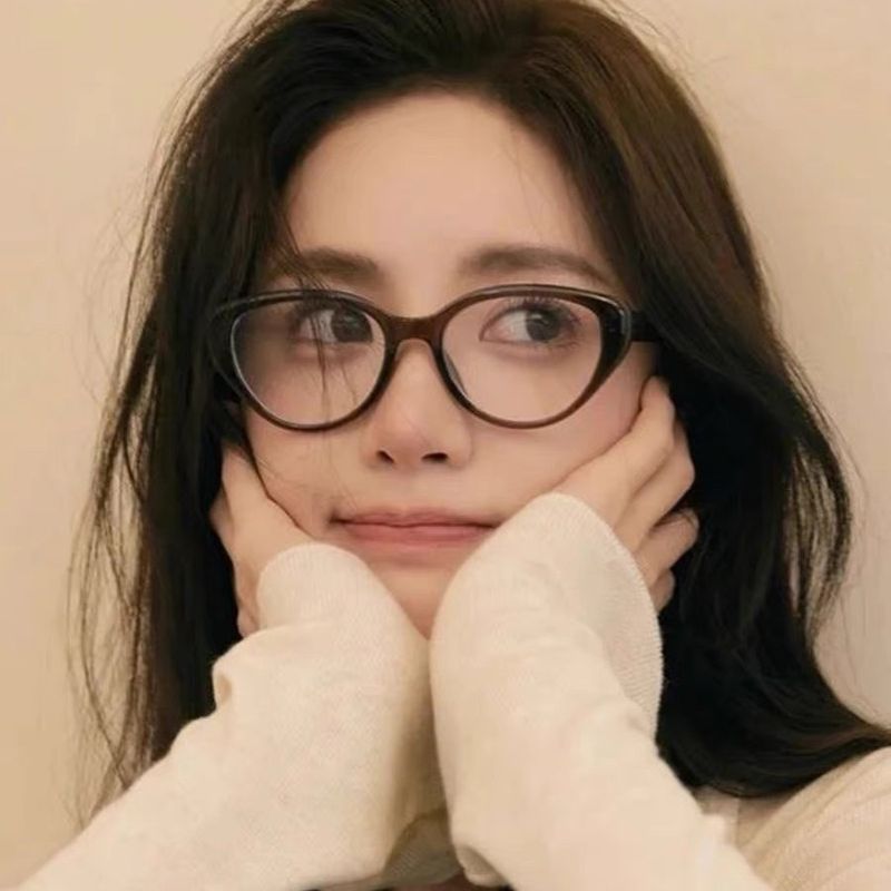 Gafas de mujer para graduarse, estilo Melad Y2K, anti luz azul, montura verde azulado natural_voghion.com