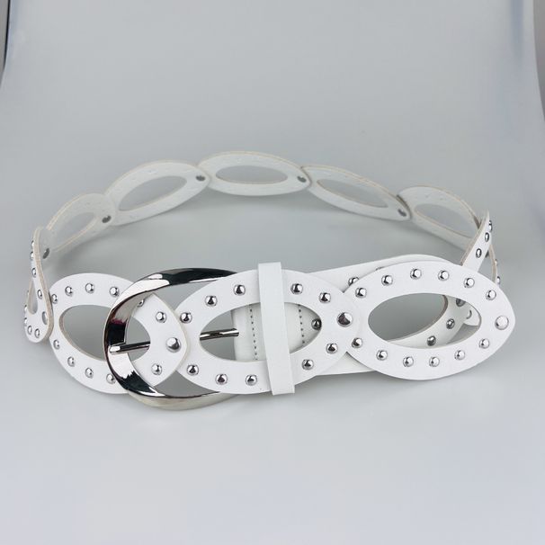 Gürtel Damen All Match Personality Punk Y2K Alloy Rivet Wide Belt Gürtel Gürtel Herren Trendy Dance Belt_voghion.com