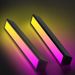 2pcs/Pack Bluetooth Sound Control APP Smart Night Light Bars Compatible With Bluetooth LED Light for Gaming TV Decoration Lamp_voghion.com