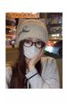 Sweet Cute Cat Ear Knitted For Women 2024 New Autumn Winter Warm Wool Hat Large Head Circumference_voghion.com