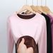 Body Shaping Top Women's T-Shirt Winter Thickened Thermal Underwear Fleece Lined Round Neck 37 Base Layer Integrated_voghion.com