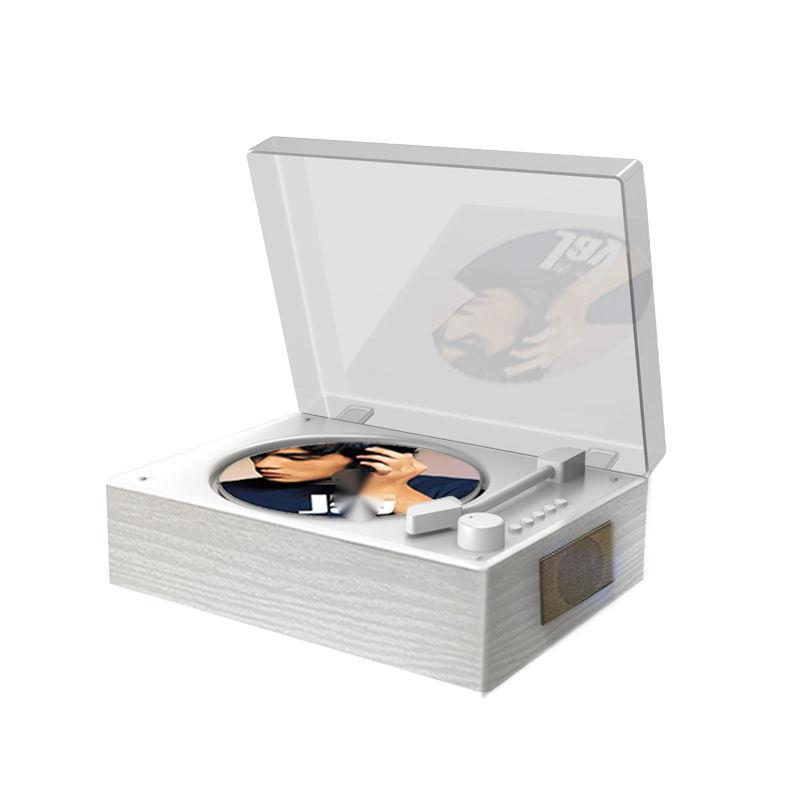 Orange Di Cream Wind Album Player, CD Universal Bluetooth Speaker, Rechargeable Portable All-in-one Machine 1_voghion.com