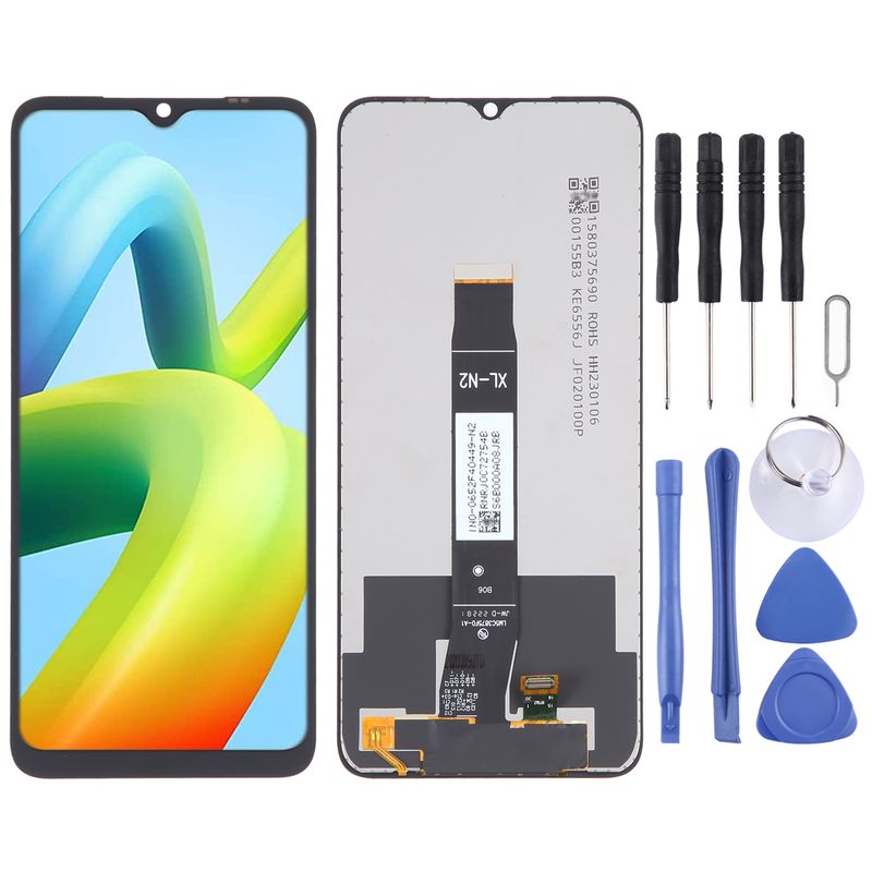 Paredzēts Xiaomi Redmi A1 LCD ekrānam ar ciparu pārveidotāju, pilns komplekts_voghion.com