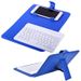 Wireless Bluetooth For IPhone Huawei Xiaomi Tablet Mini Mobile Phone Gaming Keyboard PU Case Support_voghion.com