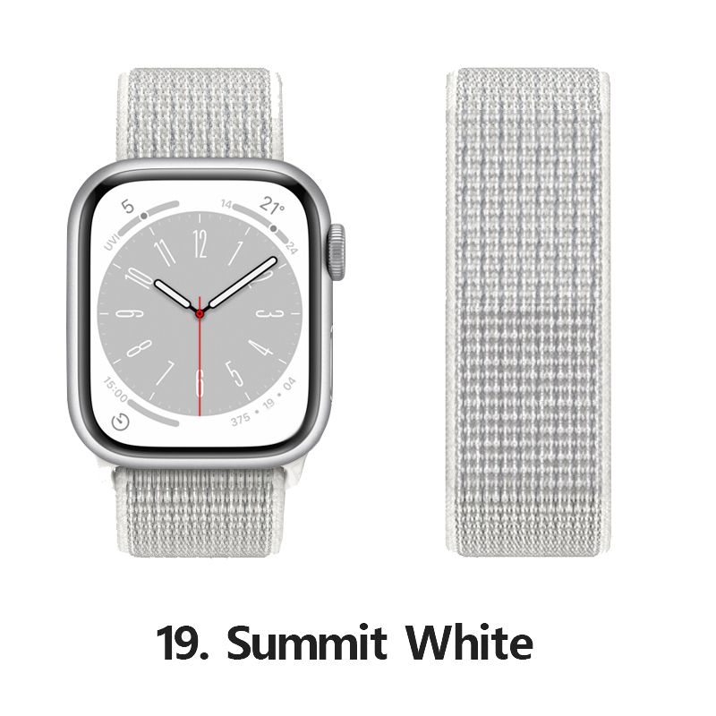 Nylon Loop for apple watch band 44mm 40mm 45mm 41mm 38mm 42mm 49mm 40 44 45 mm bracelet iWatch series Ultra 8 3 4 5 6 se 7 Strap_voghion.com