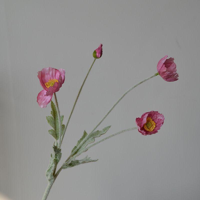 Hause dekoration simulation blume klatschmohn pflanzung samt blume kunst künstliche blumen_voghion.com