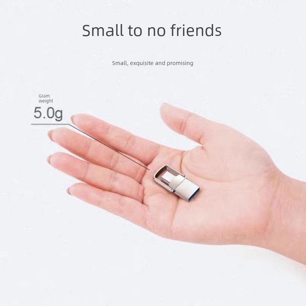 Android Type-C Dual-Interface Large Capacity 128G Office Mobile Phone Computer Dual-Purpose USB Flash Drive Car Audio_voghion.com