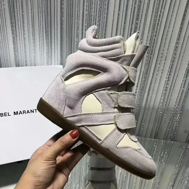 Avrupa ve Amerikan sokak ünlülerinin popüler ayakkabıları, kadın spor ve yürüyüş ayakkabısı için 5,5 cm iç yükseklik artışı sağlıyor._voghion.com