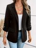 Autumn And Winter Fashion Solid Color Versatile Long-sleeved Blazer Women's Clothing_voghion.com