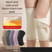 Caldi cuscinetti foderati in pile per l'autunno e l'inverno per gambe vecchie e fredde, ritenzione del calore, ginocchiere antiscivolo, giunture invisibili_voghion.com