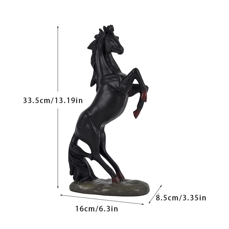 Inauguration Decoration Feng Shui Ornament Realistic Horse Animal Resin Craft New Chinese Style Gift_voghion.com