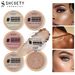 Puder 5 Farben Highlighter Puder Gesichtsaufhellung und Konturierung Palette Make-up Langlebig Wasserdicht Highlighter Puder Creme Make-up_voghion.com