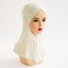 Muslimesch Modal Kotteng Hijab Bottoming Hutt Turban Hutt Kräiz Kraang Pullover Hutt_voghion.com