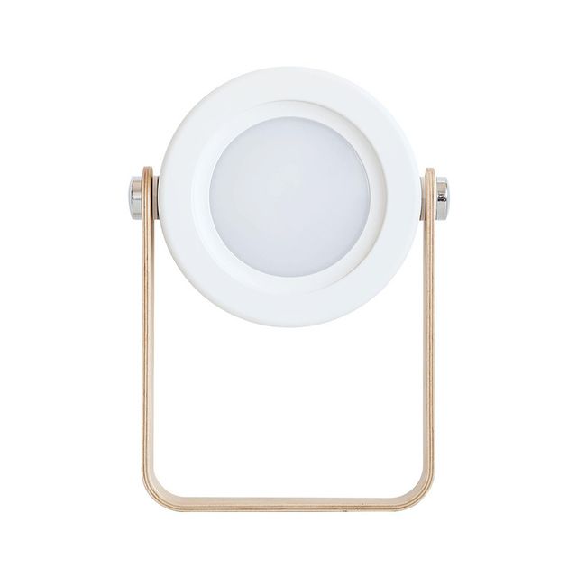 Lámpara de mesa LED portátil, linterna retráctil plegable con carga USB, lámpara de lectura con forma de ojo, lámpara de noche decorativa para dormitorio_voghion.com