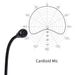 Comica CVM-GM-C1 15cm Cardioid Gooseneck Microphone With 3.5mm TRS For Comica, Sennheiser, Boya, Synco Wireless_voghion.com