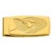 Gold-plated Kelly Waters Fish In Net Hinged Money Clip_voghion.com