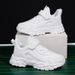 Baskets blanches décontractées pour enfants de 4 à 12 ans, chaussures de Tennis légères à plateforme, de sport scolaire, pour garçons et filles_voghion.com