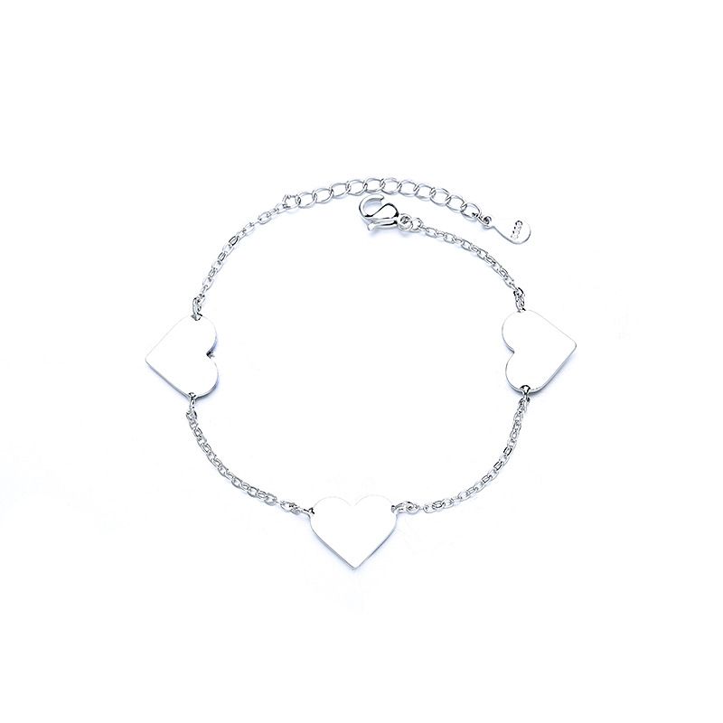Sterling Sier VENUS Moda Amor Pulsera Señoras Personalidad Simple Pulsera En Forma De Corazón Regalo De Joyería Quién_voghion.com