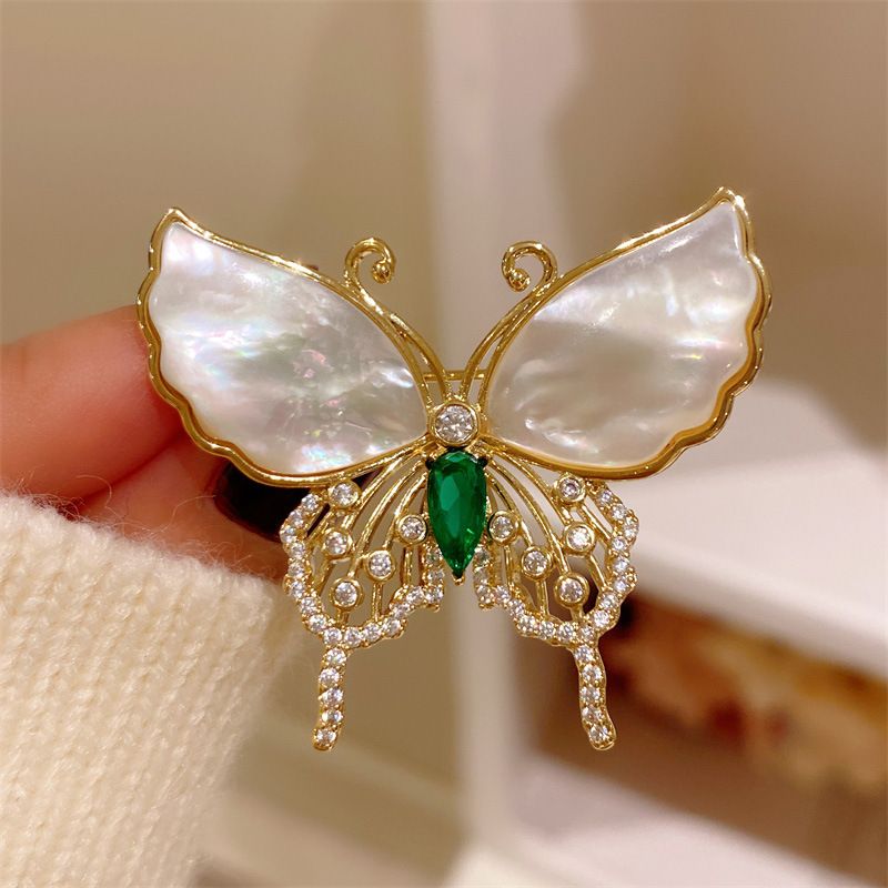 Butterfly Women High-End Niche Exquisite Brooch For Suit Coat Accessories Pin_voghion.com